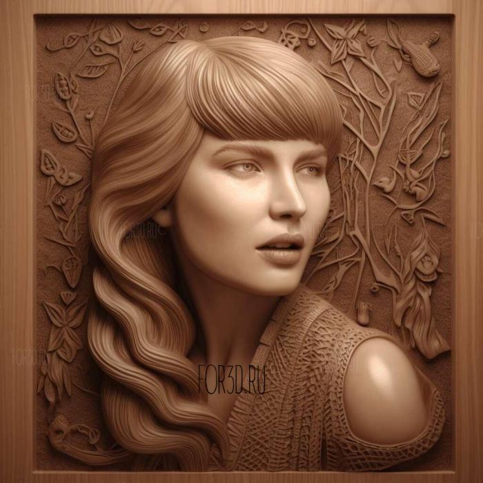 taylor swift 2 stl model for CNC